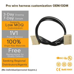 Lehimsiz 2-Pin Konnektörlü PBT İzolasyonlu 4-Pin RGB LED Kablosu, Güç Uygulamaları ve LED Aydınlatma/Dekorasyon Projeleri için - Product Image 3