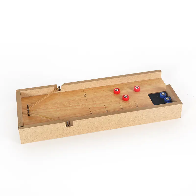 Op Maat Gemaakte Houten Tafelspellen Mini Arcade Airhockeytafel Speelgoed