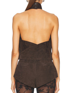 Velours Pod Type femmes Shorts Y2k Vintage mode élégant taille haute pantalon court avec ceinture 2025 été nouveau - Product Image 5