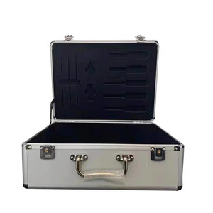 Boîte à outils multifonctionnelle en alliage d'aluminium, rangement pour matériel et outils dentaires, antichoc et résistant aux chutes, poignée en aluminium argentée - Product Image 3