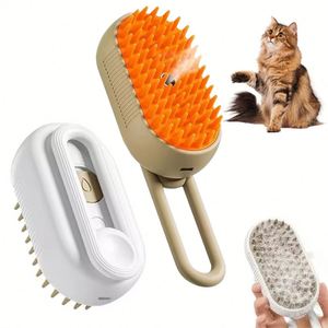 2025 New 3 in 1 Foldable Mascotas Self Cleaning <b>Pet</b> Dog Cat Grooming Hair <b>Brush</b> With Water Spray Cat Steam <b>Brush</b> - Product Image 1