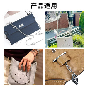 Fashion Chain For Women's Bag Rose Gold <b>Adjustable</b> Wrist Strap Decorative <b>Bracelet</b> Zinc Alloy Jewelry - Product Image 1