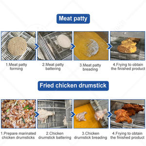 Chaîne de production automatique ORME pour la fabrication de hamburgers, de poulet frit, de nuggets et de galettes de poisson - Product Image 5