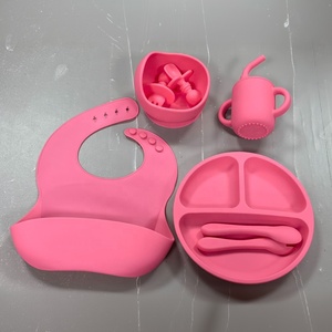 Set de Vajilla de Silicona Personalizado para Bebés, Platos y Utensilios para la Alimentación, Regalo para Niños Pequeños - Product Image 5