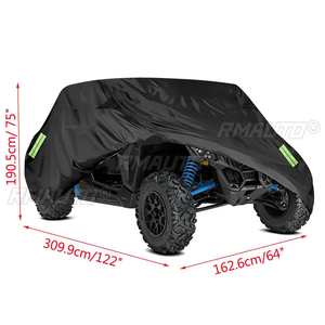 Housse de protection universelle pour quad, VTT, moto, scooter, kart, motocyclette, 210D, imperméable, pour Can-Am Maverick X3 XDS XMR - Product Image 6