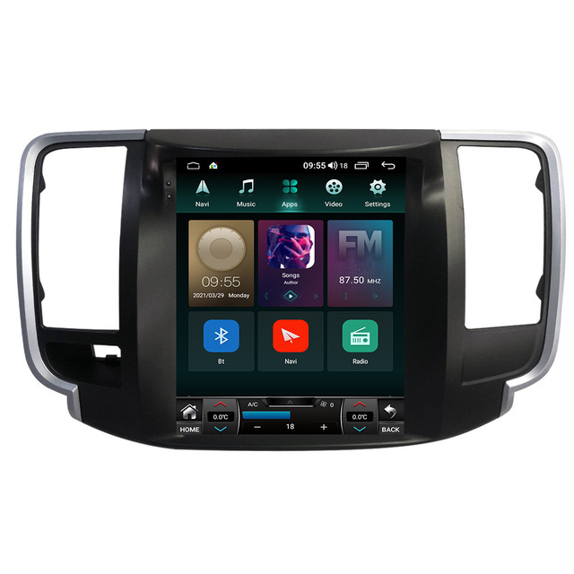9.7inch Vertical Screen Car Radio Multimedia Video Player Android 11 GPS Navigation Head Unit for Nissan Teana J32 2008 - 2014
