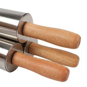 Rouleau à pâtisserie en acier inoxydable de haute qualité, durable, pour la pâtisserie, accessoires de cuisine en gros sur mesure - Product Image 2