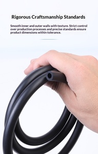 <span class=keywords><strong>Tubo</strong></span>/Manicotto in <span class=keywords><strong>Gomma</strong></span> EPDM Personalizzato Marca ZXQ, Nero Liscio Resistente all'Usura e Antigelo per Refrigerante -30°C 120°C - Product Image 4