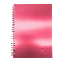 Carnet de composition A5 personnalisable à spirale, 100 feuilles, couverture en aluminium imprimée, cadeaux promotionnels uniques