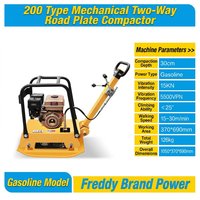 Compacteur vibrant bidirectionnel haute fréquence pour béton, piqueuse vibrante, moteur pompe 3kW pour routes