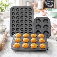 Moule à mini-muffins multi-niveaux en acier au carbone pour la cuisson au four