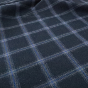 Thời Trang Tr Vải 68% <span class=keywords><strong>Polyester</strong></span> 29% <span class=keywords><strong>Rayon</strong></span> 3% Spandex Sợi Nhuộm Cổ Điển Kiểm Tra Suiting Vải - Product Image 4