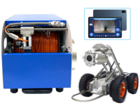 Robot de Inspección de Tuberías de Alcantarillado a Prueba de Agua IP68 con Cámara de Elevación Eléctrica y Pantalla LCD HD de 12 Pulgadas