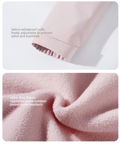 Veste imperméable, respirante, coupe-vent et résistante pour <span class=keywords><strong>homme</strong></span> et femme, 3 en 1, coque rigide épaisse, fermeture éclair, vêtements de sport d'extérieur - Product Image 4