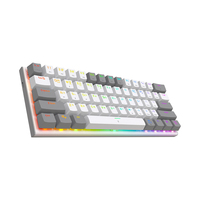 New ABKO VIKI TYPE AM61 Mechanical Gaming Keyboard Wired Cherry Switches RGB Backlit USB 2.0 Interface NKRO Rapid Trigger Double