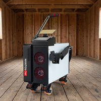 Machine de décapage au laser à fibre pulsée pour l'élimination des oxydes et des incrustations de soudure, préparation des surfaces métalliques, outil non abrasif