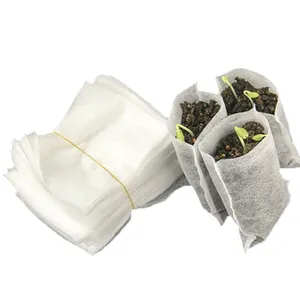 wholesale large capacity Biodegradable nursery storage bag felt Non-woven Nursery Plant Grow Pot Breathable Fabric Seedling Bags