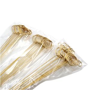 Porta Tarjetas de Alambre Metálico de 13 Pulgadas, Redondo, con Forma de Corazón, con Clip Floral, para Manualidades, Ramos, Notas, Tarjetas de Visita - Product Image 6