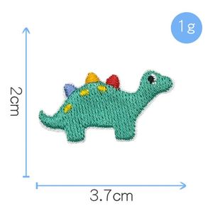 Mini Patchs Autocollants Mignons Lion, Tigre, Dinosaure, Grenouille, Poisson pour Décoration Vêtements, Chaussures, Chapeaux - Product Image 5