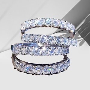 UM Jewelry Classic Women's Wedding Party Engagement Band Finger <b>Ring</b> with Alloy Silver Plated Cubic Zircon <b>Iced</b> Out Sparkle Gift - Product Image 4