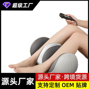 Masseur de jambes de 139 mm de largeur, pétrissage automatique et chauffage, pour usage domestique, modèle rechargeable blanc grisâtre - Product Image 5