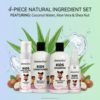 Lot de produits capillaires en gros pour enfants : Shampoing, après-shampoing, huile capillaire et mousse anti-frisottis nourrissants pour usage en salon