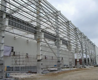 Structure en acier robuste à plusieurs étages pour bâtiment industriel, construction de squelette métallique