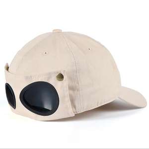 Concevez votre propre casquette de baseball unisexe d'été pour l'extérieur avec lunettes de soleil, 100% toile de coton, 6 panneaux, tissu commun, boucle en métal - Product Image 4