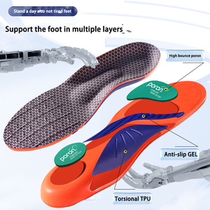 <span class=keywords><strong>Plantillas</strong></span> de Gel PU con Soporte de Arco y Base Suave, Alivio del <span class=keywords><strong>Dolor</strong></span> para Pies Planos, Cómodas para Estar de Pie Todo el Día, Unisex - Product Image 2