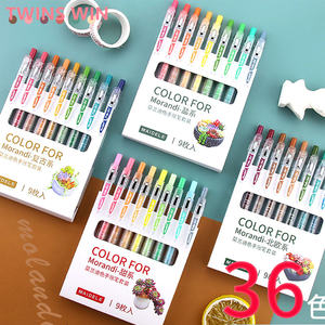 الأكثر مبيعًا ألوان ماكارون مطبوعة حسب الطلب أقلام جيل لطيف حلوى إبداعية 9 طقم أقلام حبر - Product Image 2