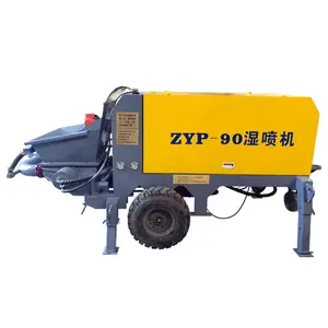 Ướt Shotcrete Máy/Bê Tông Ướt Phun Trát Vữa Máy Cho Bán Bê Tông Xi Măng Trailer