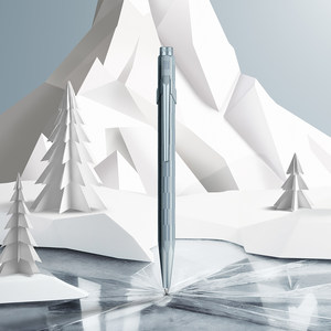 CARAN D'ACHE Edición Limitada de Navidad ALPINE849 Bolígrafo de punta redonda automático, lápiz automático, caja de regalo de alta calidad para estudiantes - Product Image 4