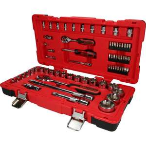 KS TOOLS-958,0668 1/4 ''+ 1/2'' CROMO más Juego de zócalos (68 piezas)-EAN 4042146786482 BOLSA DE HERRAMIENTAS CON SURTIDO - Product Image 1