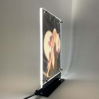 Led rétro-éclairé affiche Kaguya-sama Love Is War Anime veilleuse peinture pour adolescents chambre décor veilleuse lampes de table signe