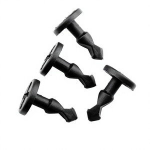 Clips de fixation pour garniture de capot moteur Porsche Cayenne 95557271000 Noir PP Neuf - Product Image 1