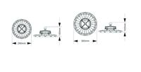 Projecteur LED UFO de haute qualité 150W 200W 250W pour entrepôt, usine, zone industrielle