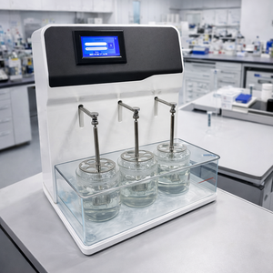 Testeur d'atomisation électronique numérique à 3 stations AELAB avec écran tactile et capteur Pt1000 haute précision pour laboratoire - Product Image 2