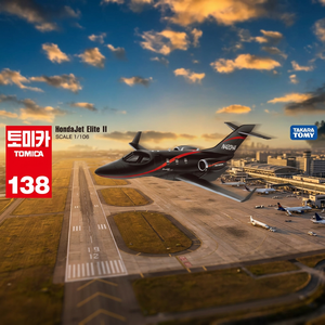 โมเดลเครื่องบินของเล่น TOMICA Honda Jet Elite II ขนาด 1/106 รุ่น 138 - Product Image 2