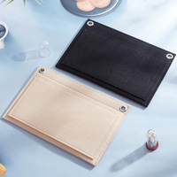 Tas Selempang Lipat Klasik dari Bahan Felt, Organizer Dompet, Kit Konversi Clutch, Dapat Dilipat