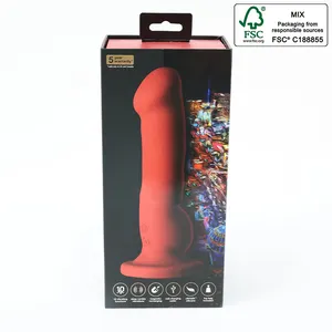 Üreticileri özelleştirilmiş High End yetişkin malzemeleri ambalaj kutusu seks oyuncakları sert ambalaj kutusu es