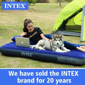 <span class=keywords><strong>INTEX</strong></span> 64757 TWIN DURA-BEAM SERIES CLASSIC DOWNY AIRBED Meubles de maison Matelas gonflable en PVC avec flocage - Product Image 2
