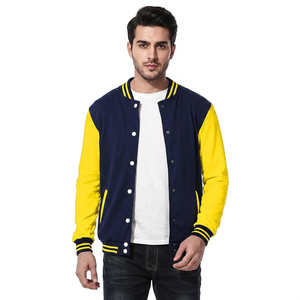2025 High Quality Wholesale Custom Varsity Jacket for <b>Men</b> Embroidery Baseball Jacket Letterman Varsity <b>Men's</b> Jackets - Product Image 1