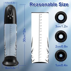 Elektrischer Penisvergrößerer Pumpe - Erwachsenenspielzeug Penisvergrößerung Vakuumpumpen Luftdruckgerät Sexspielzeug für Männer - Product Image 5