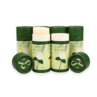 Tube de baume à lèvres push up biodégradable personnalisé contenants en tube de papier d'emballage en bâton de baume solaire