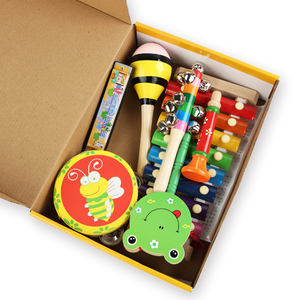 Juego de Instrumentos Musicales de Percusión Orff de Madera de Ocho Piezas Montessori, Juguete Educativo para Niños y Niñas de 2 a 4 Años - Product Image 6