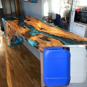 OSBORN <b>Crystal</b> High Quality 3:1 Deep Pour Clear Liquid Epoxy Eco Friendly Bubble Free Resin for Wood Tables Countertop Packing - Product Image 1