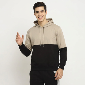 Pulls à capuche décontractés pour hommes les plus vendus, 100% coton, séchage rapide, motif uni, vêtements pour hommes avec col à capuche - Product Image 1