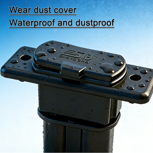 Connecteur de batterie 50A 600V, courant nominal 50A, 2 broches en cuivre, <span class=keywords><strong>prise</strong></span> d'alimentation avec protection anti-poussière pour <span class=keywords><strong>remorque</strong></span> - Product Image 4