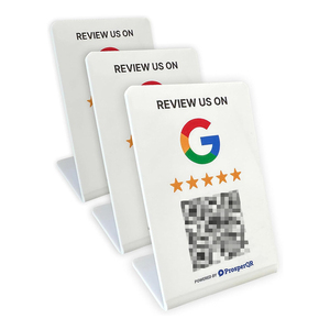 NFC <span class=keywords><strong>Google</strong></span> xem xét đứng QR mã Acrylic hiển thị đứng mini tag RFID ISO cho doanh nghiệp đánh giá khách sạn 860-960MHz - Product Image 3