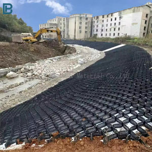 เซลล์ภูมิศาสตร์ระบบเซลลูลาร์ HDPE Geocell พื้นผิวแบบมีรูพรุนสำหรับถนนและลาดชัน - Product Image 4